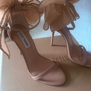 Steve Madden blush Strappy Stiletto Heels